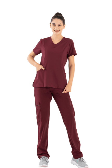 Comfy Master Lui Kadın Medikal Üniforma Takım Bordo - UNIFORM MARKET , UNIFORM MARKET , uniformmarkt.com