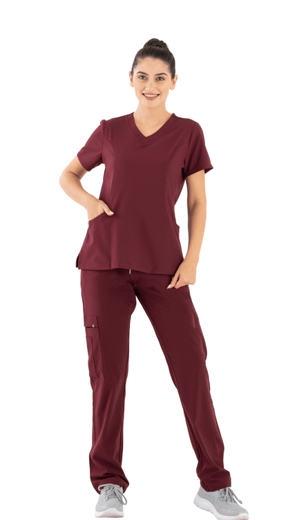 Comfy Master Lui Kadın Medikal Üniforma Takım Bordo - UNIFORM MARKET , UNIFORM MARKET , uniformmarkt.com