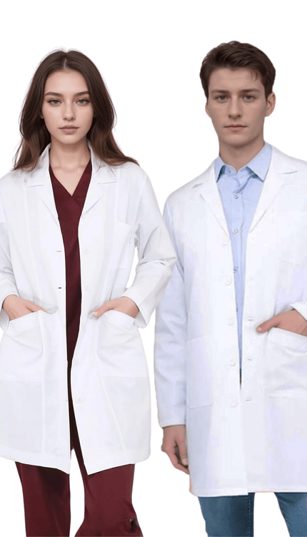 MedStyle Unisex Beyaz Basıc Önlük - UNIFORM MARKET , UNIFORM MARKET , uniformmarkt.com