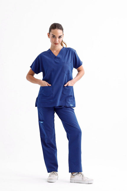 NOBBY – Unisex Basic Scrubs Takım Lacivert - UNIFORM MARKET , Comfy Master , uniformmarkt.com