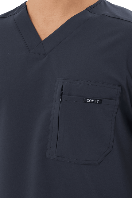 Comfy Master – Rebel Erkek V-Yaka Medikal Üniforma Takım Antrasit - UNIFORM MARKET , Comfy Master , uniformmarkt.com