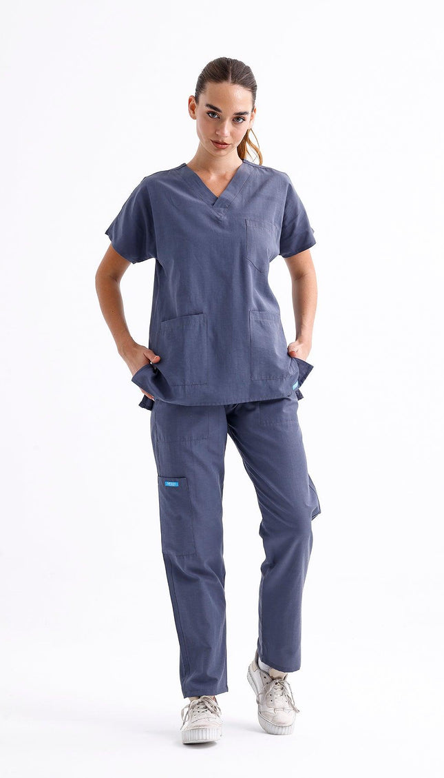 NOBBY – Unisex Basic Scrubs Takım Gri - UNIFORM MARKET , NOOBY , uniformmarkt.com