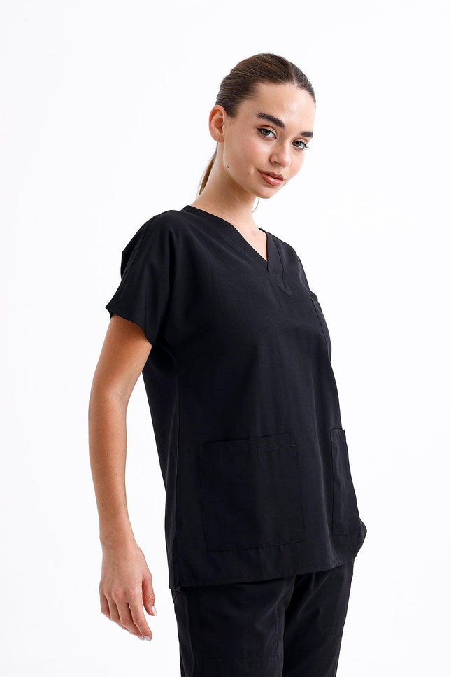 NOBBY – Unisex Basic Scrubs Takım Siyah - UNIFORM MARKET , Comfy Master , uniformmarkt.com