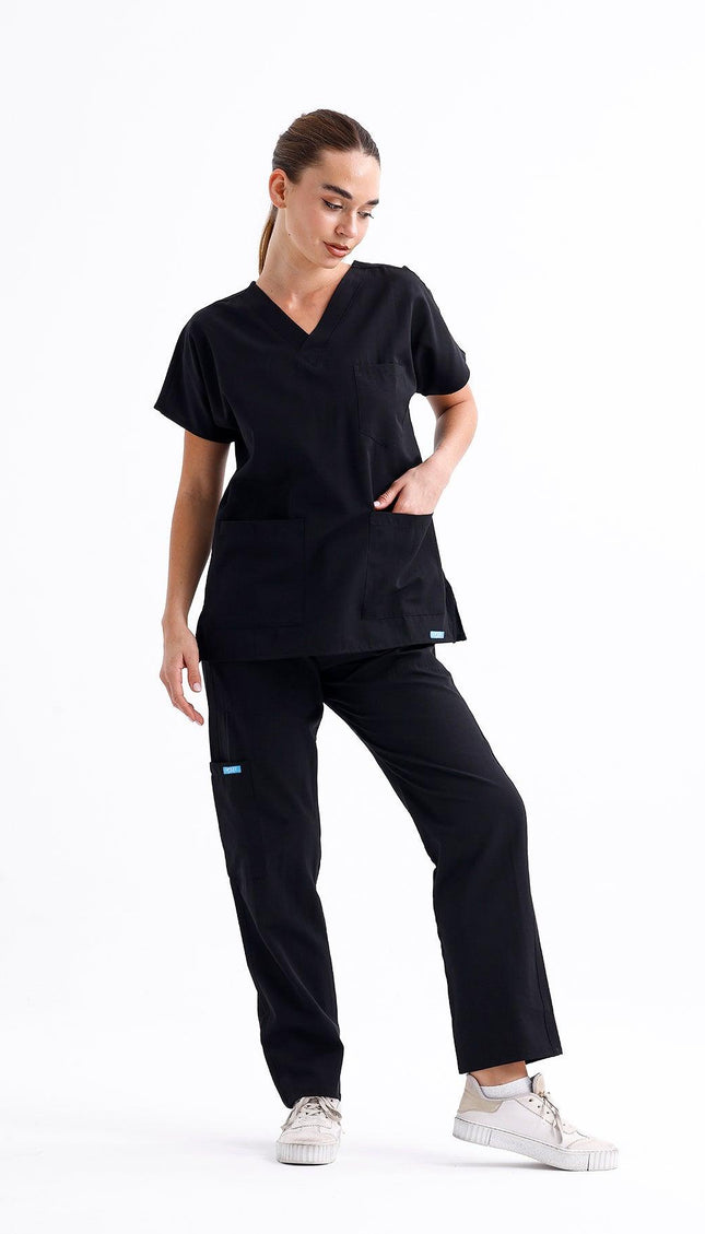 NOBBY – Unisex Basic Scrubs Takım Siyah - UNIFORM MARKET , Comfy Master , uniformmarkt.com