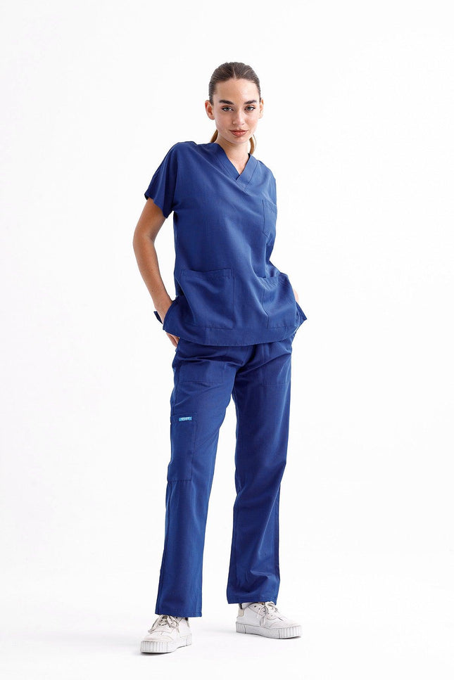 NOBBY – Unisex Basic Scrubs Takım Lacivert - UNIFORM MARKET , Comfy Master , uniformmarkt.com