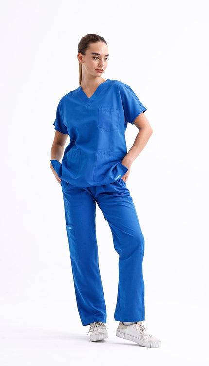 NOBBY – Unisex Basic Scrubs Takım Saks Mavi - UNIFORM MARKET , Comfy Master , uniformmarkt.com