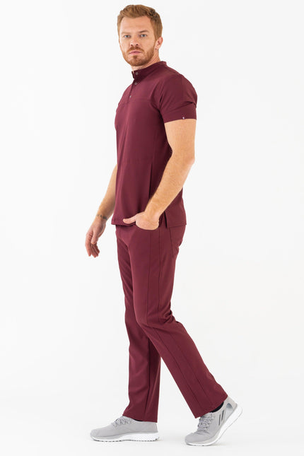 Comfy Master Jericho Erkek Medikal Üniforma Takım Bordo - UNIFORM MARKET , UNIFORM MARKET , uniformmarkt.com